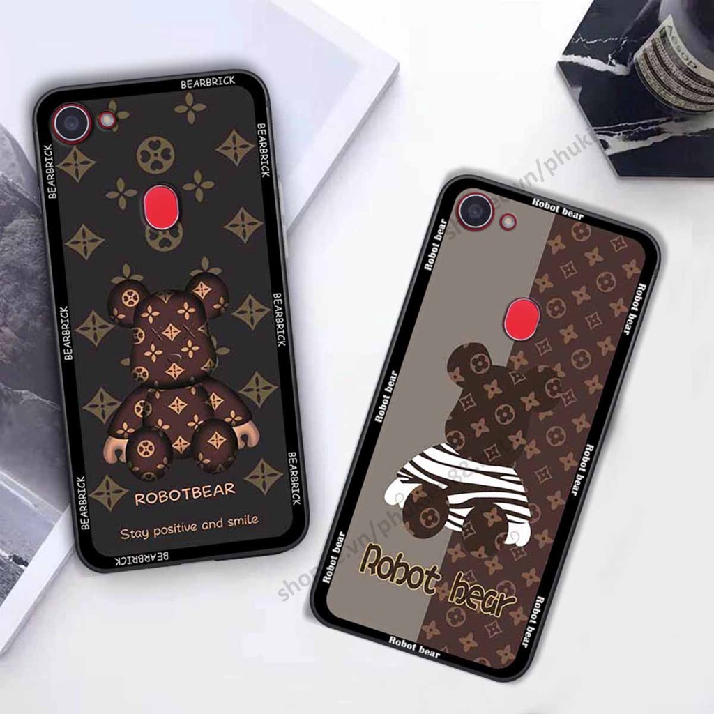 Ốp Oppo F5 / F5 Youth / F7 bear, k@ws thương hiệu phong cách ốp lưng thời trang cao cấp