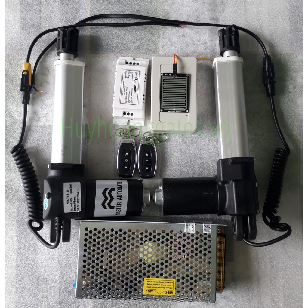 Xi lanh điện 24V-1500N (ứng dụng cho cửa sổ giếng trời,..vv...)