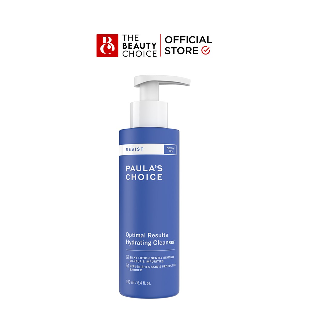 Sữa rửa mặt Paula's Choice RESIST Optimal Results Hydrating Cleanser (190mL)