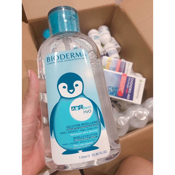 Tẩy trang Bioderma ABCDerm H20 Micelle Solution 1000ml - Mivu Shop