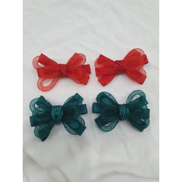 kẹp tóc hình nơ phối xinh xắn HÌNH VÀ VIDEO SHOP TỰ CHỤP 100%