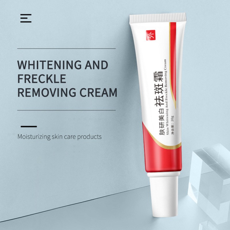 [ready] Dark Spot Corrector Skin Whitening Fade Cream Lightening Blemish Removal Serum Reduces Age Spots Freckles Face Cream 20g Creme De Saint Dingwa Freckles Freckles Geastic Spots Amésio Spots Sunburn Creme Sarquela Para O Rosto Clareador Pale MOLI