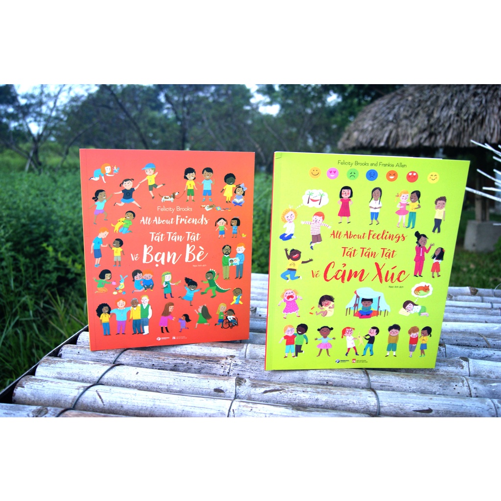Sách thiếu nhi - Tất Tần Tật Về Bạn Bè , Về Cảm Xúc - All About Friends/ All About Feelings - Trọn bộ 2 cuốn