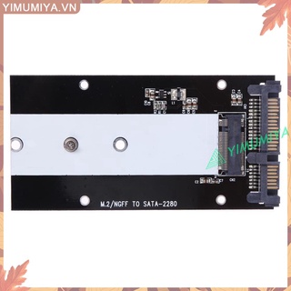 YI B Key M.2 NGFF SSD to 2.5in SATA Converter Adapter Card 2230-2280