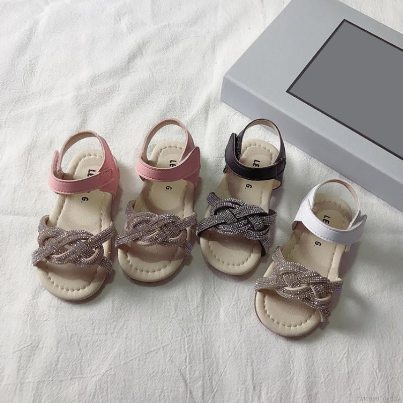 Sandals Quai Hậu Đế Mềm Cho Bé Gái
