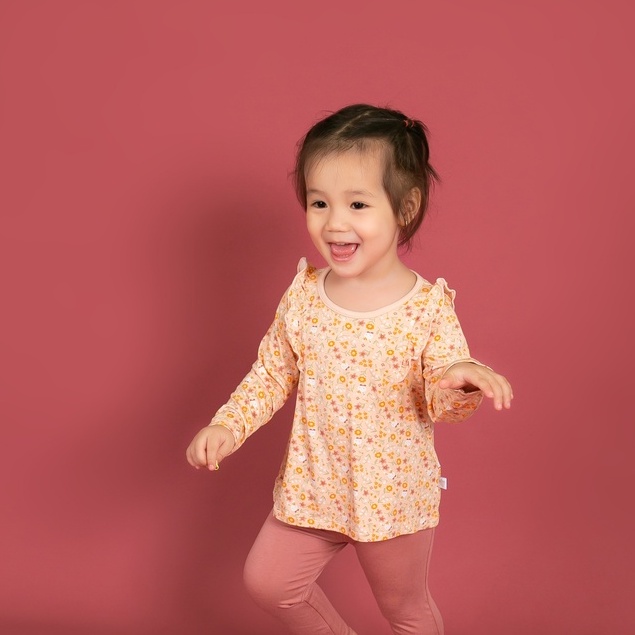 [CHAANG] Set 2 áo cánh tiên bé gái Park hoa hồng