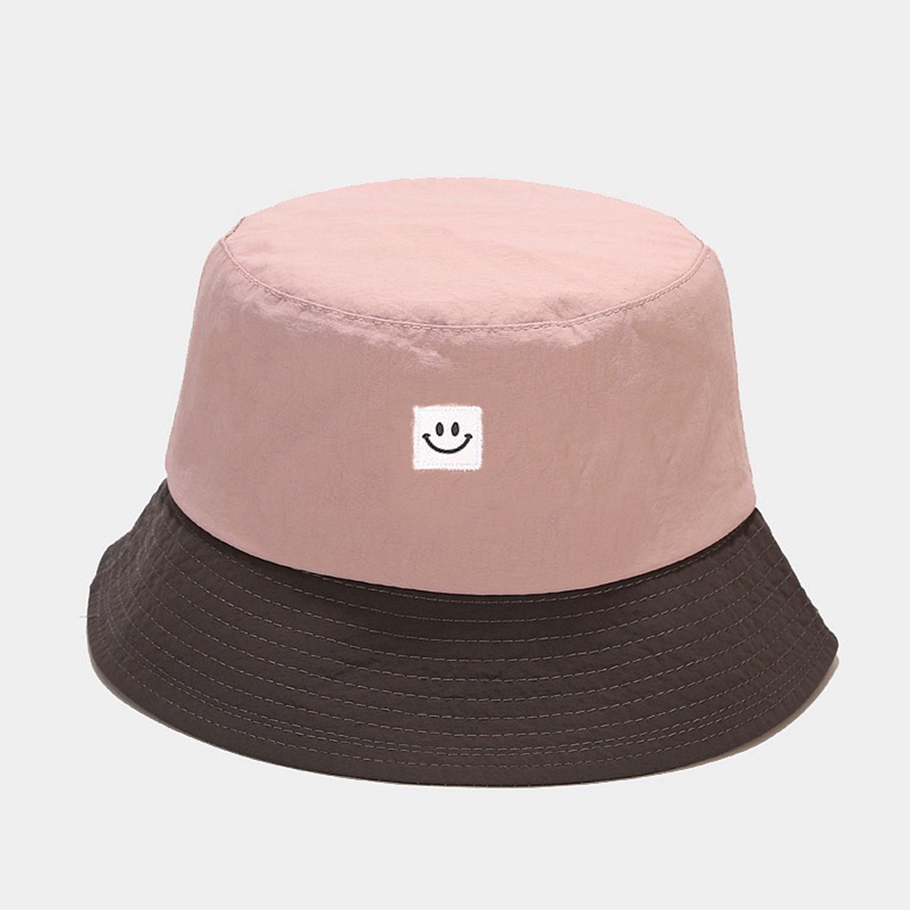 Mũ Bucket Nón Tai Bèo Vành Cụp Smile Phối Màu 487 Nhiều Màu Sắc Ulzzang Form Unisex Nam Nữ - Hazo