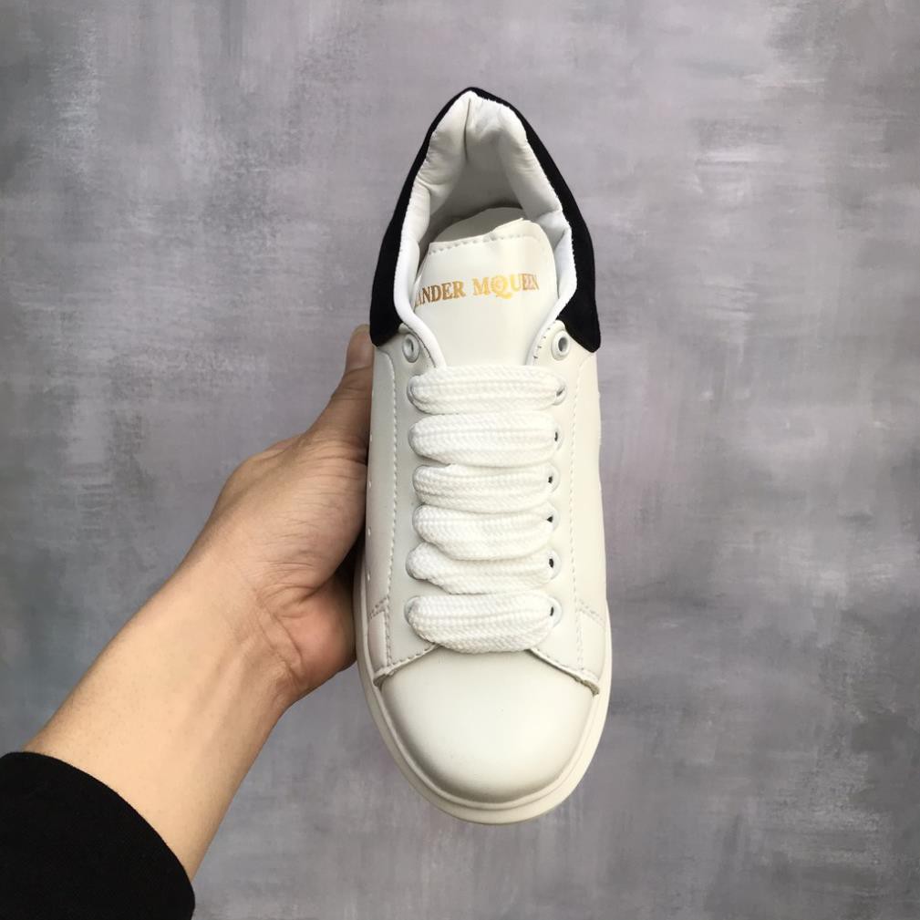Giày 𝐌𝐂 𝐐𝐔𝐄𝐄𝐍 ⚡️𝐒𝐢ê𝐮 𝐑ẻ⚡️ Giày MCQ Độn Đế 3 Phân Màu Trắng Gót Đen nam nữ Hot Trend full box bill | BigBuy360 - bigbuy360.vn