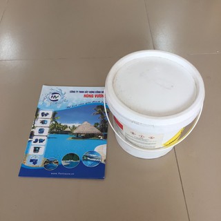 TCCA dạng viên 2gram - Xô 5Kg Clo viên khử trùng nước bể bơi