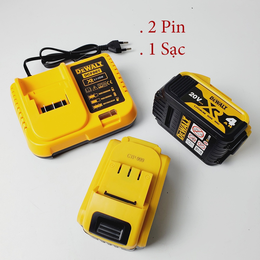 Máy Siết Bulong Dewalt 20V MAX DCF 887 Tặng Bộ Chuyển Khoan và Bộ Chuyển Vít