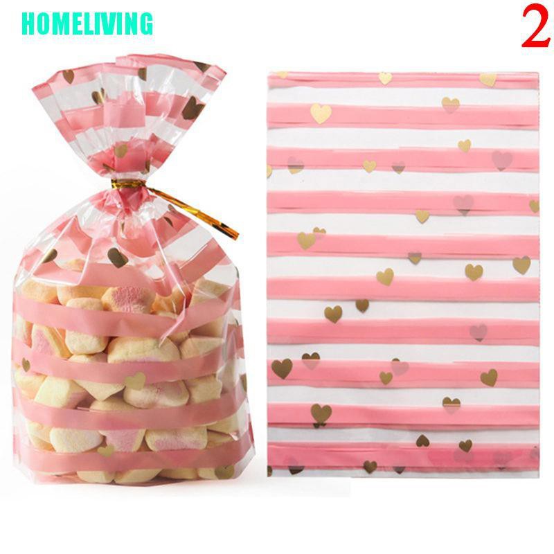 Bộ 50 Túi Nhựa Đựng Bánh Kẹo Thiết Kế Sáng Tạo
