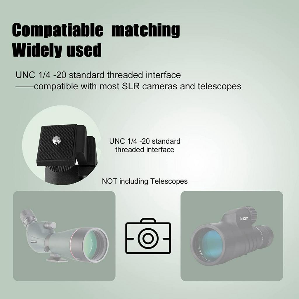Giá đỡ máy ảnh SVBONY SV126 gắn cửa sổ xe hơi điều chỉnh được nhiều góc chuyên dụng dành cho SLR
