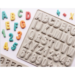 2502.013 KHUÔN SILICONE 40 CHỮ - SỐ - DẤU