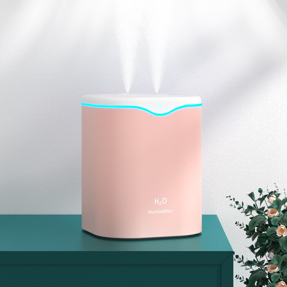 Fnelse Double Spray Humidifier USB Air Purifier 2L