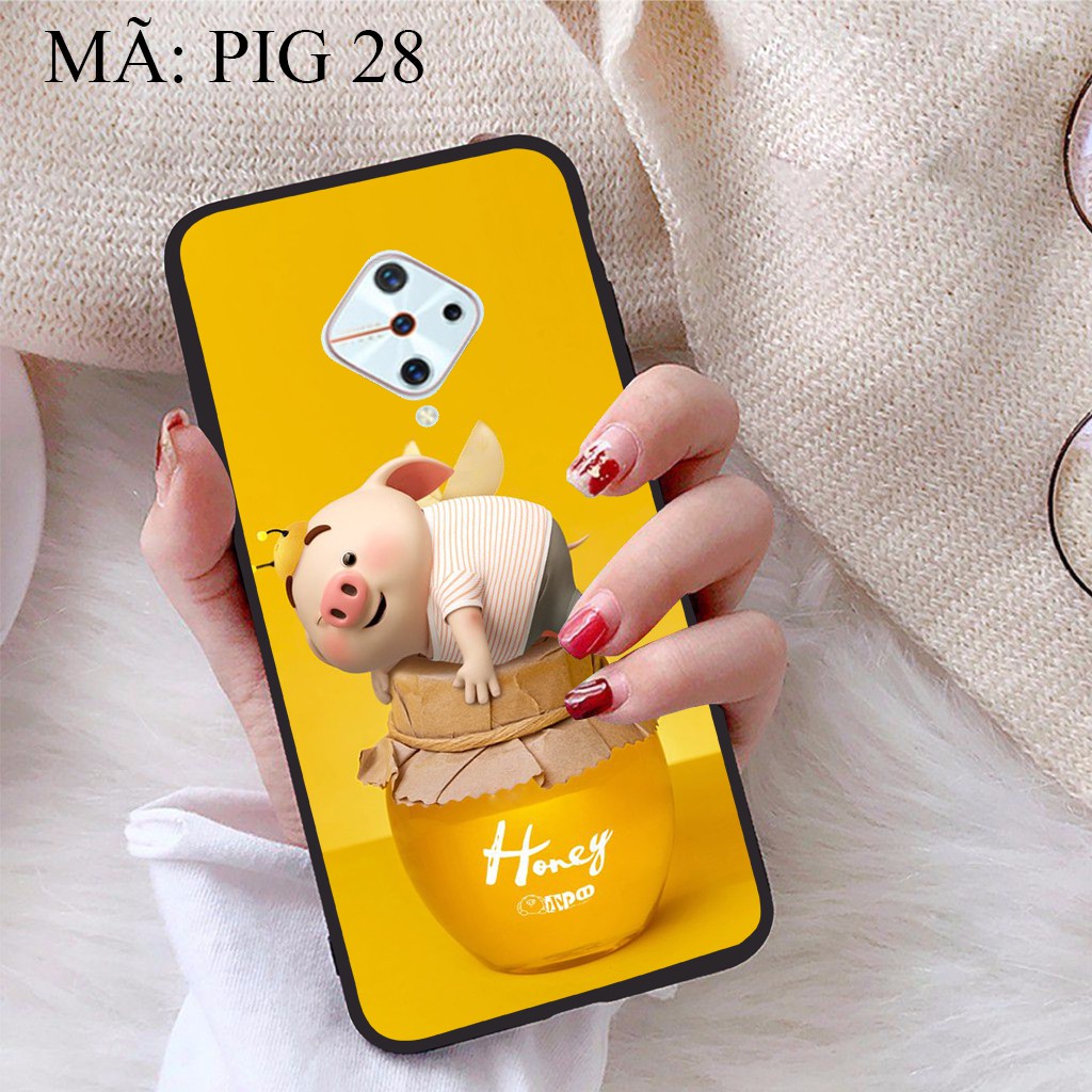 Ốp lưng Vivo S1 Pro viền dẻo TPU BST Heo Con