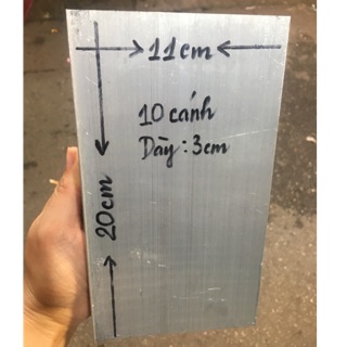 Tấm Nhôm Tản Nhiệt 20Cm 10 Cánh