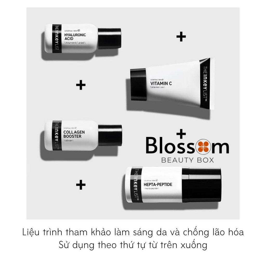 [Sephora US] [KHÔNG HỘP GIẤY]  Serum chống lão hóa COLLAGEN BOOSTER firming peptide THE INKEY LIST