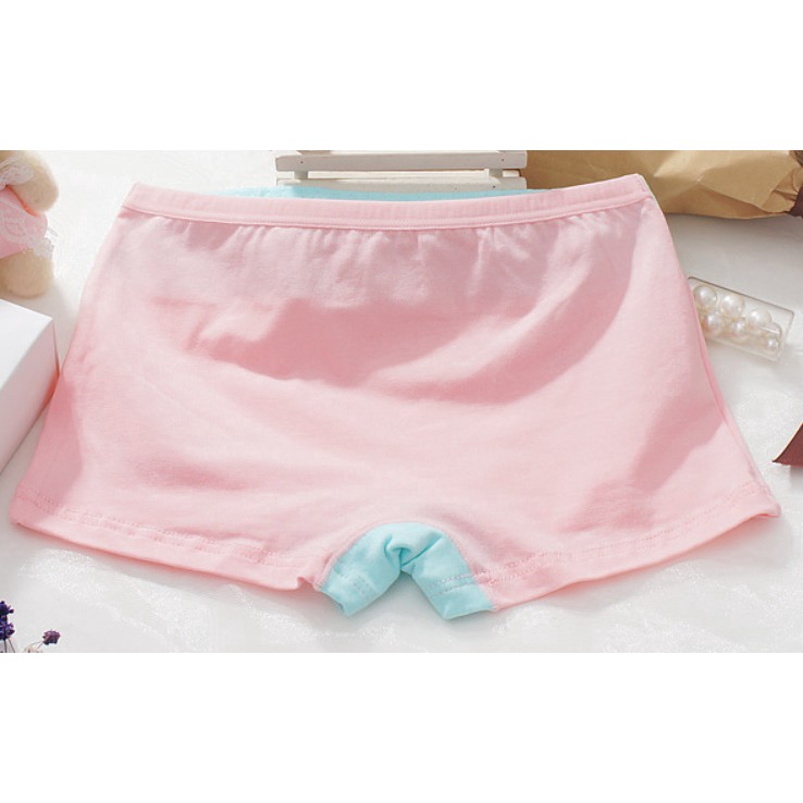 Set 3 quần lót vải cotton hoạ tiết xinh xắn dễ thương cho bé
