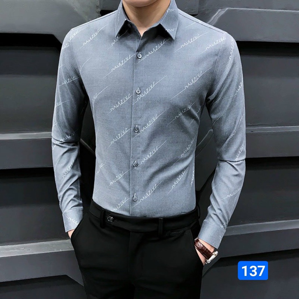 ÁO SƠ MI NAM DRAU STORE CHẤT LỤA DÀI TAY PHONG CÁCH HỌA TIẾT CHIM HOA MS 02 MON SHOP Hàng Đẹp Giá Xưởng XuMon 666