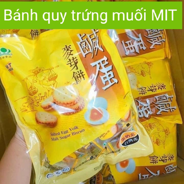 Bánh quy trứng muối MiT gói 500gr (HÀNG CHUẨN CHÁT LƯỢNG) | BigBuy360 - bigbuy360.vn