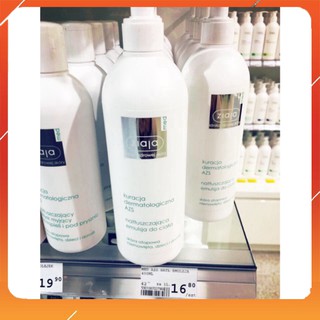 NHŨ TƯƠNG DƯỠNG ẨM TOÀN THÂN ZIAJA MED AZS️ - HỐNG VIÊM, NGỨA VÀ LÀM MỀM DA️ - HÀNG CHÍNH HÀNG