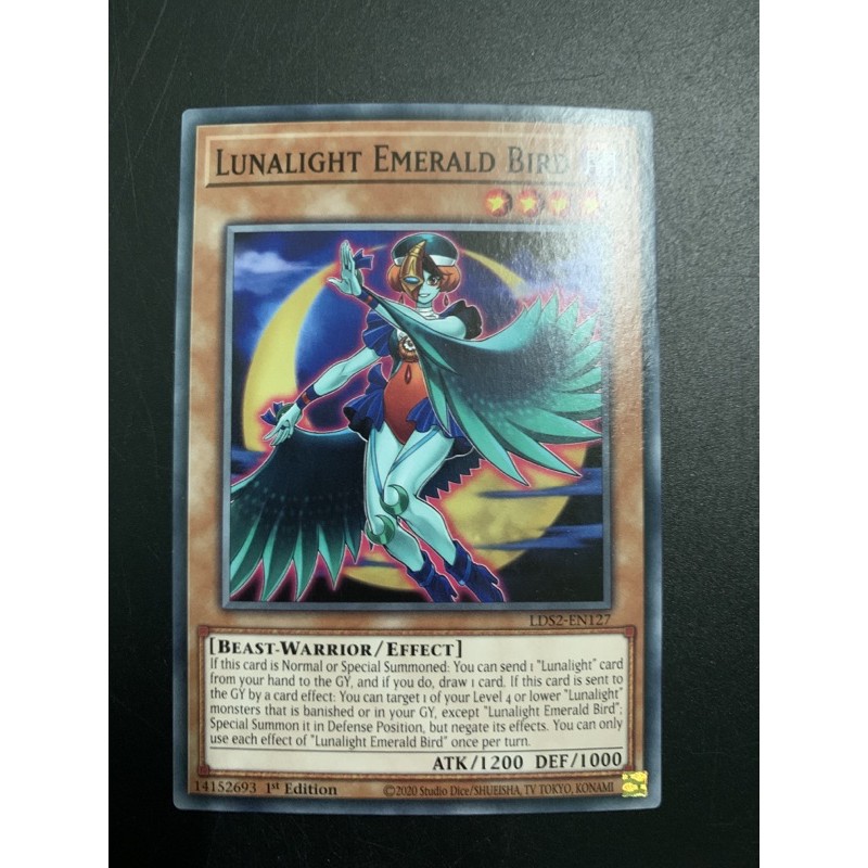 bài yugioh: lunalight emerald bird