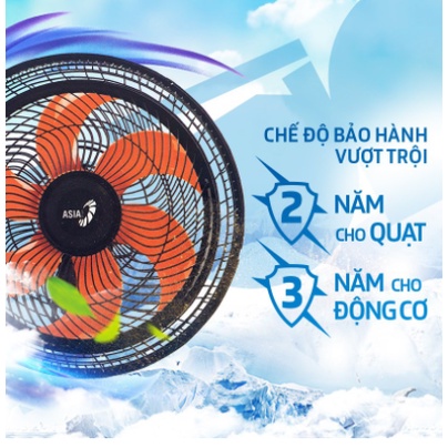 [GIAO HỎA TỐC TRONG NGÀY] Quạt sàn Asia TURBO 6 cánh - bán công nghiệp - ASSTB1601-DV0 - chính hãng bảo h