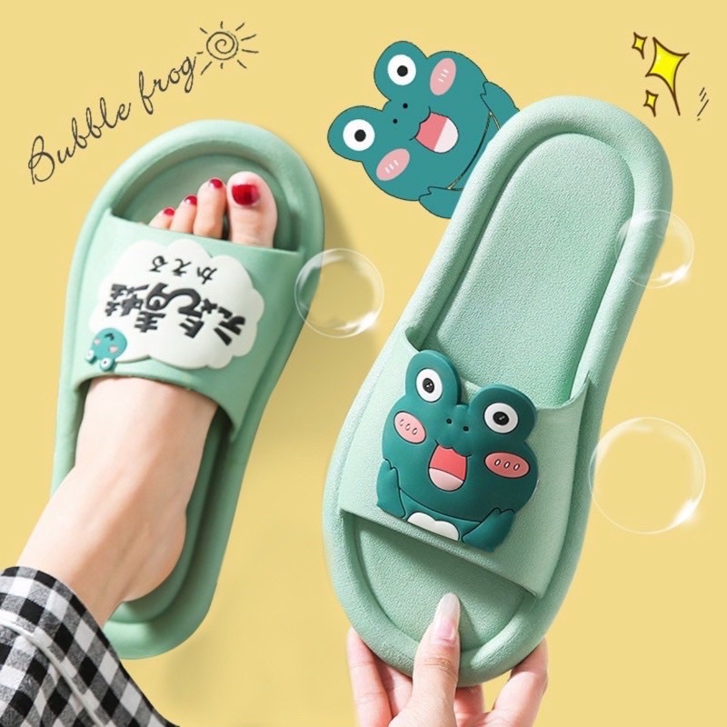 Dép Quai Ngang Mẫu FROG Siêu Cute,Siêu Êm,Siêu Nhẹ Chống Trơn