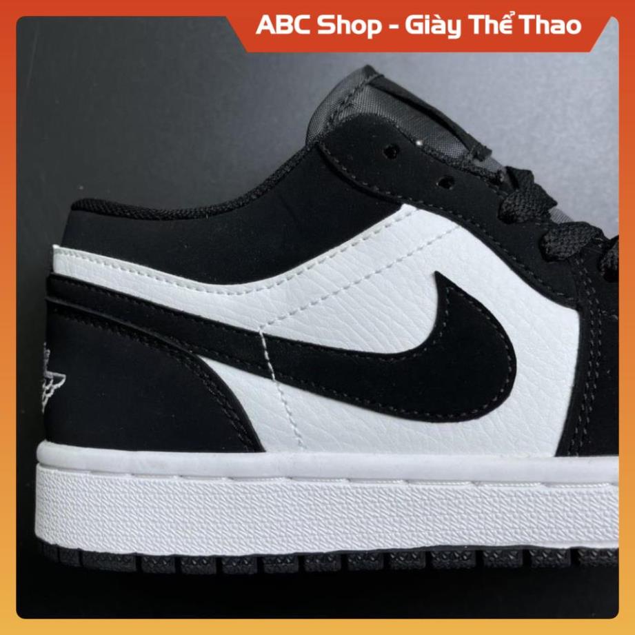 Giày Sneaker Jordan 1 Đen Trắng, Giầy Thể Thao JD1 JD Nam Nữ Low Học Sinh