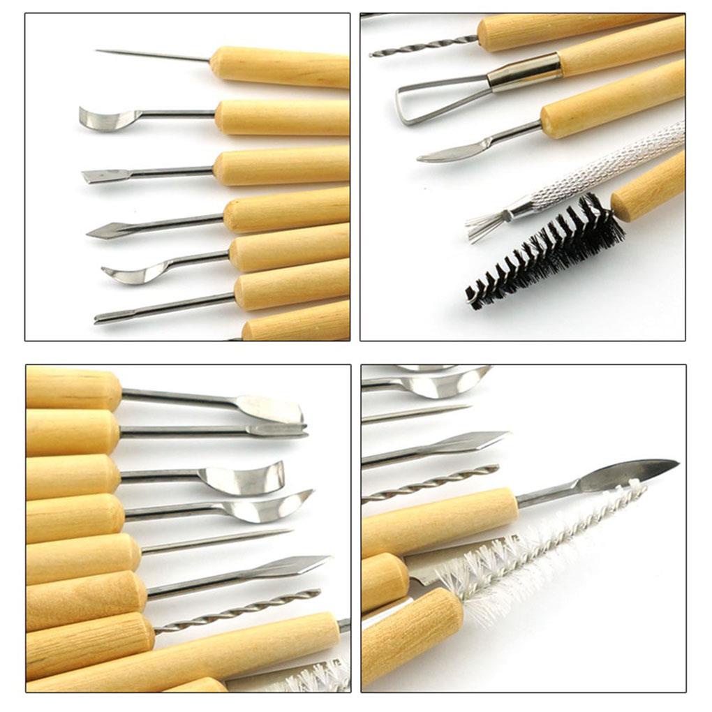 Bộ 11 Dụng Cụ Điêu Khắc Đất Sét Cho Người Mới Bắt Đầu