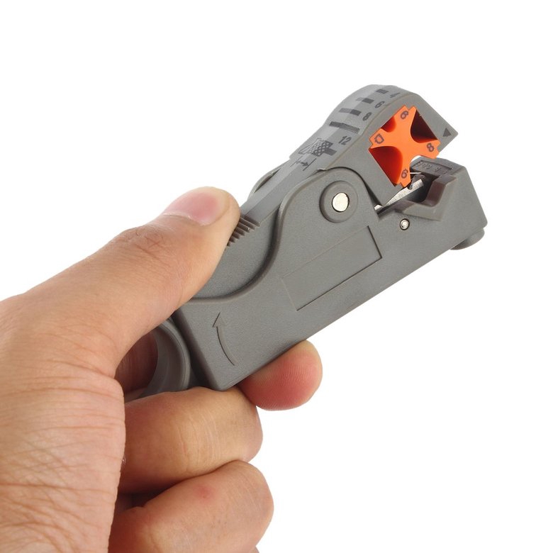 Dụng cụ cắt dây cáp đồng trục quay RG58 RG6
