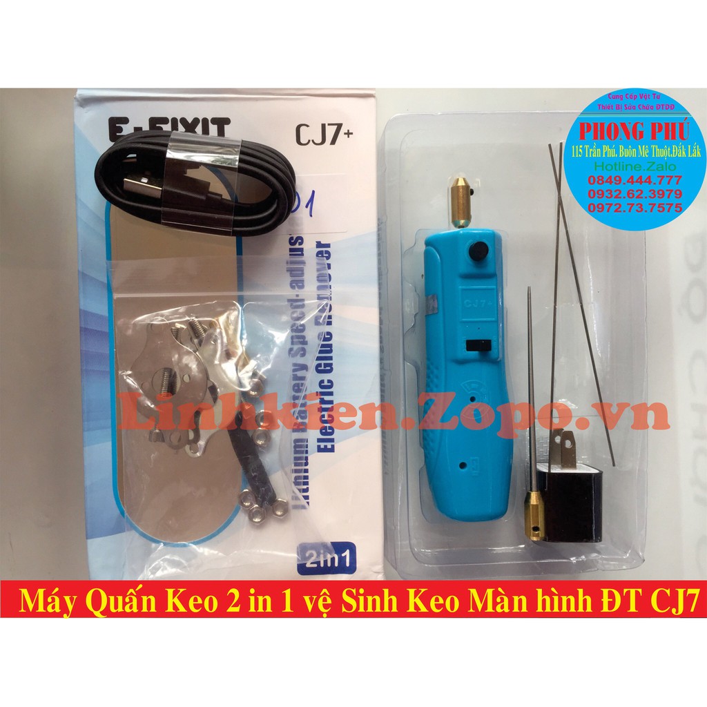 Máy Quấn Keo Vệ Sinh Keo Màn Hình OCA E-FIXIT CJ7+