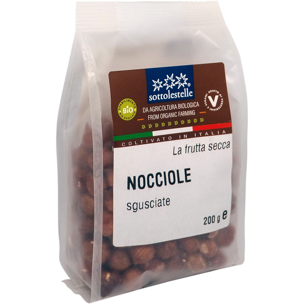 Hạt phỉ hữu cơ Sottolestelle Organic Hazelnut 200g