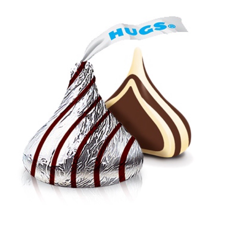 Kẹo socola Mỹ Hershey's Hugs túi 300g