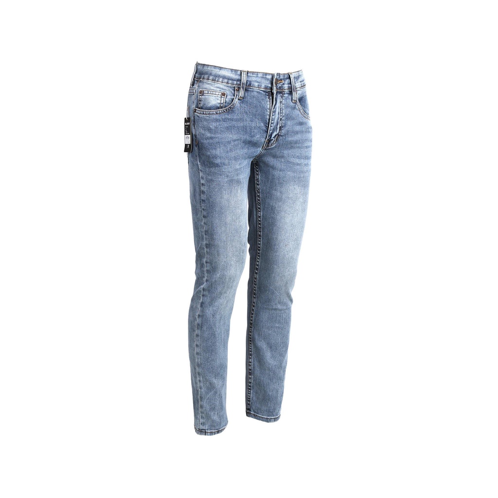 Quần Jeans BLOOK form slimfit ống đứng , không rách co giãn mã 80601