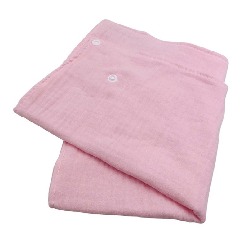 Khăn Yếm Cotton Mềm Mại Có Vòng Nhẫn Đeo Cổ Dành Cho Bé Gặm Nướu