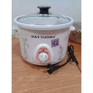 Nồi Hầm Cháo , Kho Cá Đa Năng Đạt Tường 1,5L-2,5L Chính Hãng 4.8, nồi hầm cháo ăn dặm,hầm thịt, tiềm yến, tiềm gà ác.