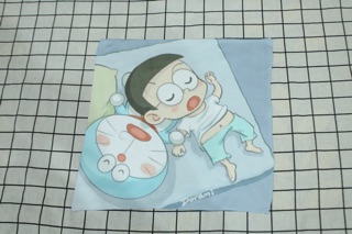 Khăn Vuông Sợi Tre Doremon Doraemon