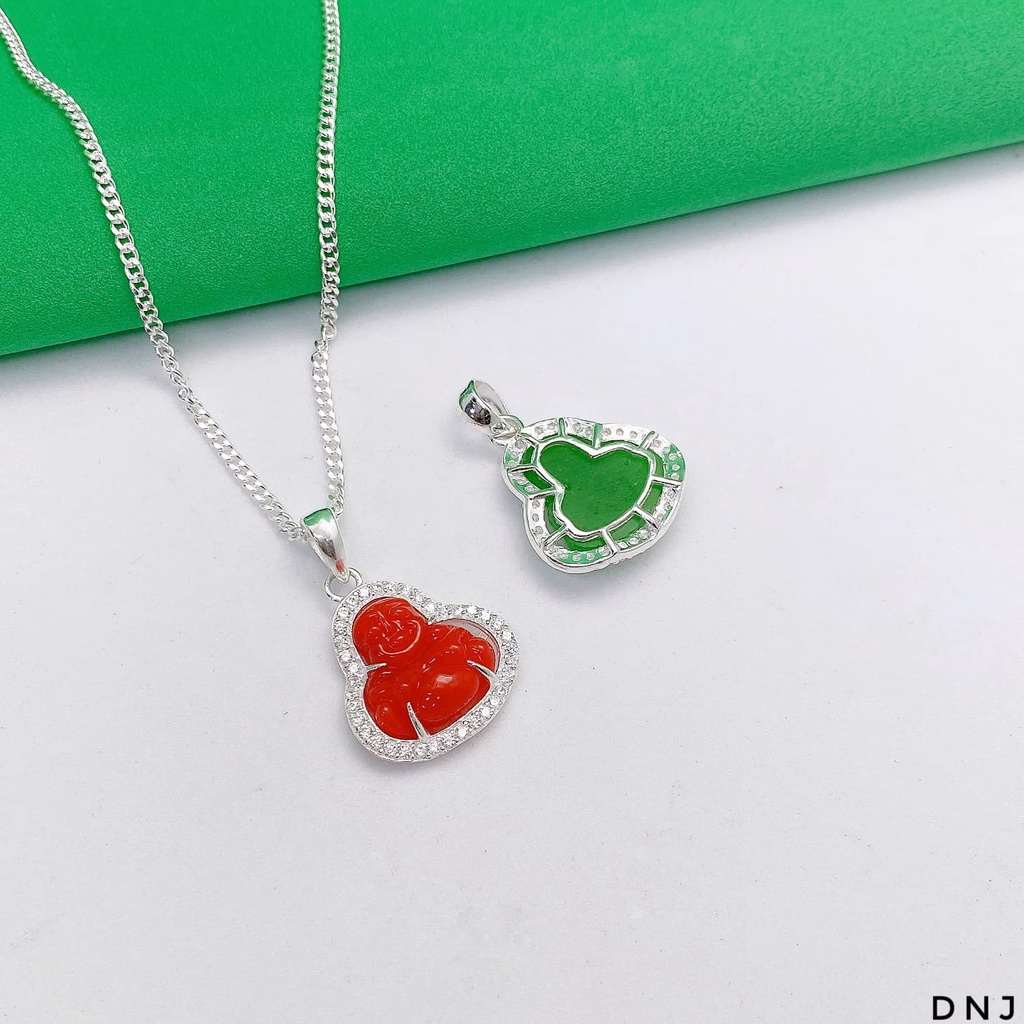 Dây chuyền mặt ông địa di lặc bạc ta bé trai