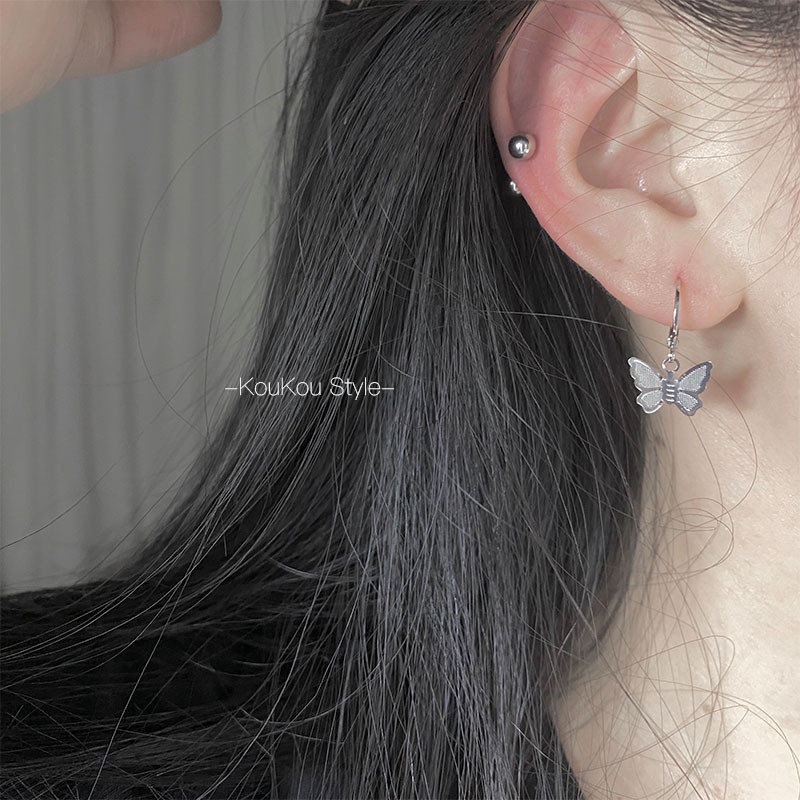 Bông tai hình bướm đơn giản thời trang cho nữ