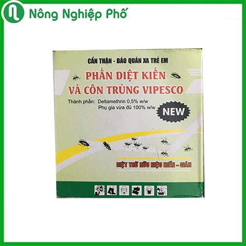 Phấn Diệt Kiến Và Côn Trùng VIPESCO Hộp Nhỏ 2 Viên