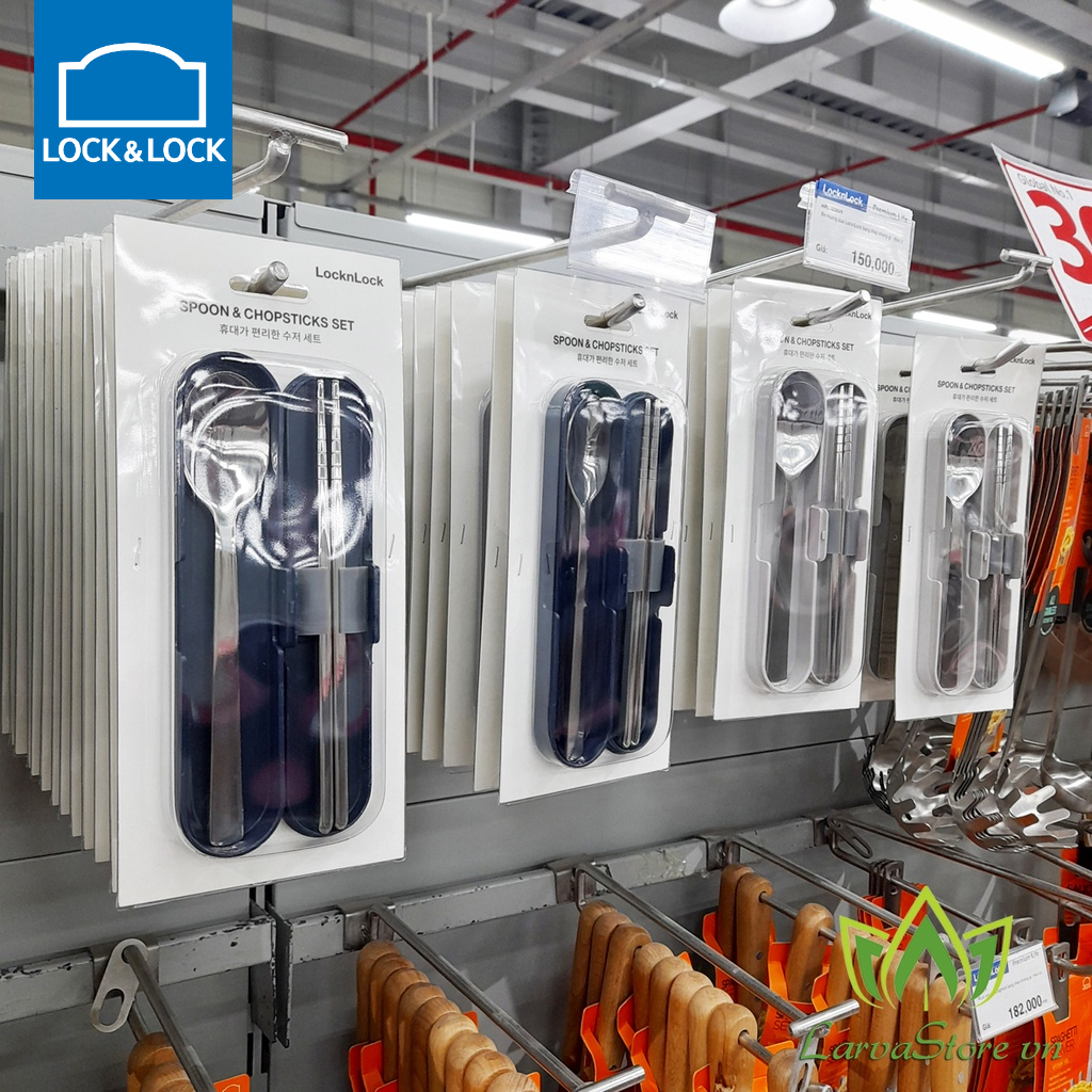 Bộ Muỗng Đũa Lock&amp;Lock Bằng Thép Không Gỉ 304 HPL105