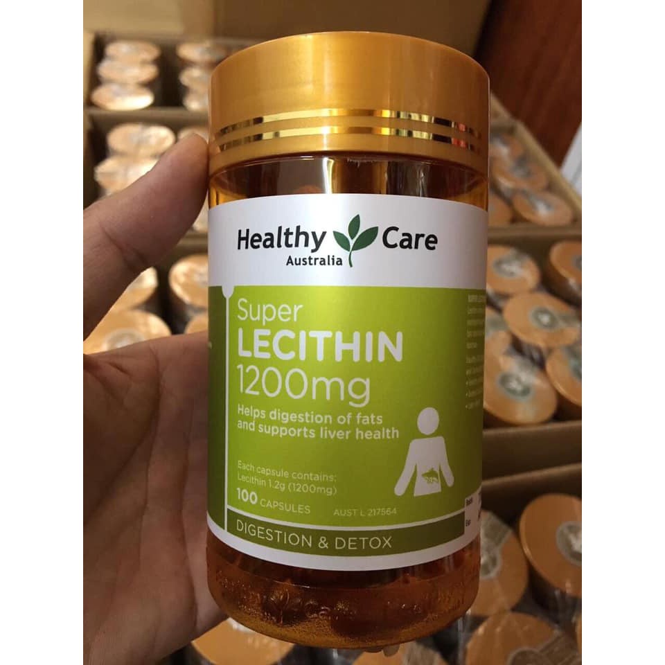 Viên Uống Mầm Đậu Nành Healthycare Super Lecithin 1200Mg