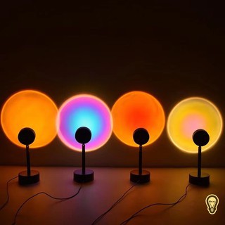 Đèn decor phòng hiệu ứng binh minh hoàng hôn