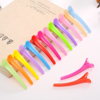 Kẹp tóc nhựa mỏ vịt nhiều màu giao ngẫu nhiên