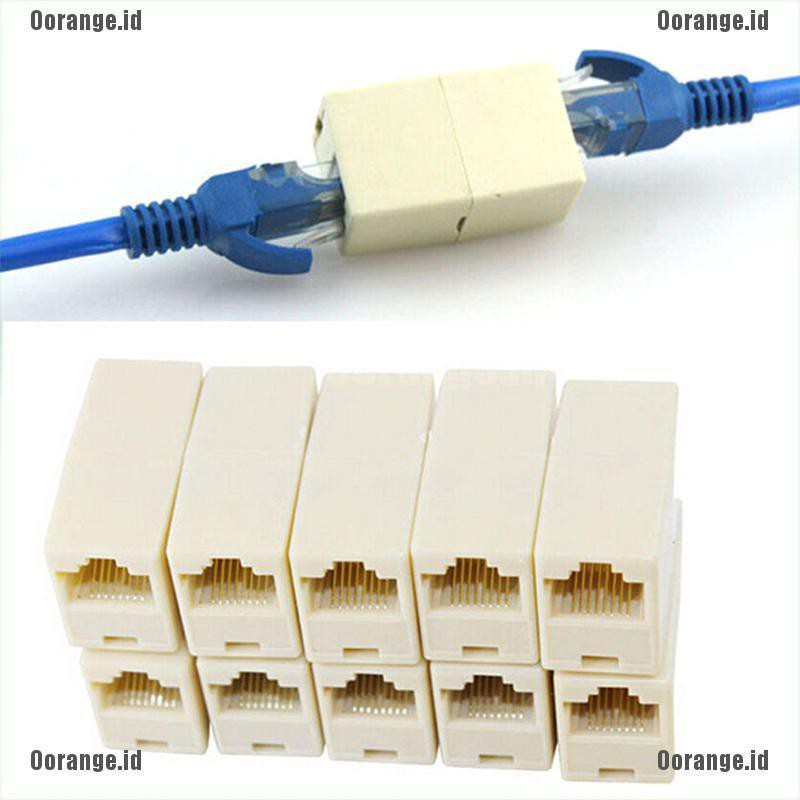 Đầu chuyển đổi ổ cắm đầu cắm mạng LAN TV 10PCS RJ45