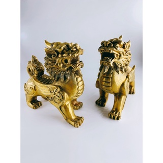 Tượng đồng cặp Tỳ Hưu Tịch Tà trấn trạch, bảo bình an cho gia chủ