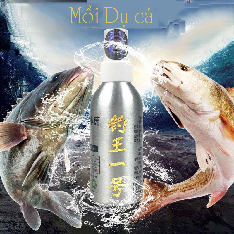 Mồi câu cá dạng xịt - bình xịt dụ cá vàng 7