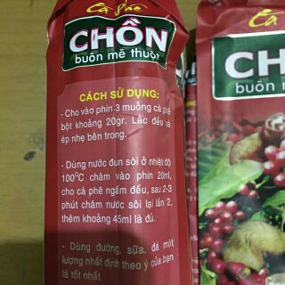 1kg cà phê Chồn bao bì màu đỏ