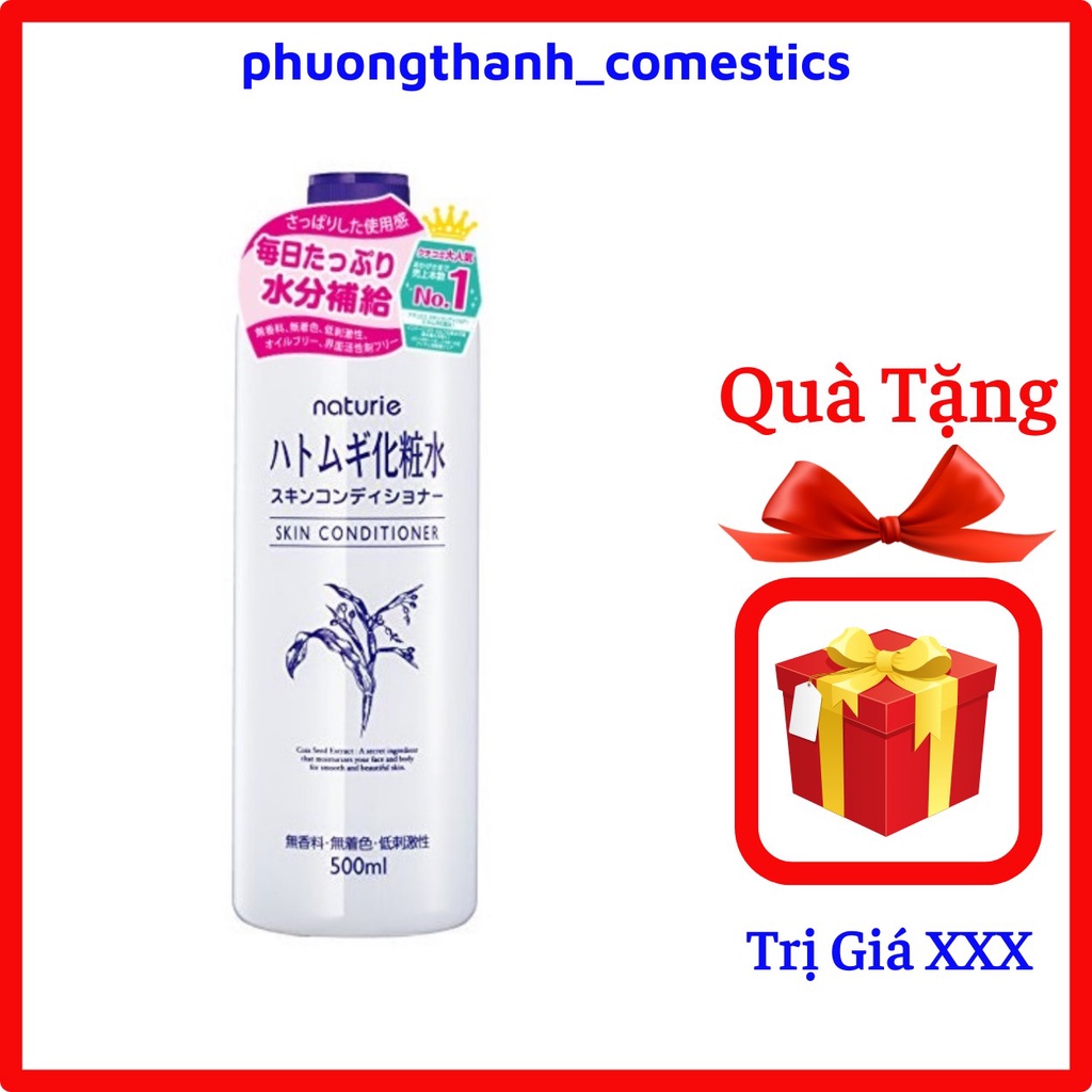 Nước Hoa Hồng Hatomugi Ý Dĩ Nhật Bản 500Ml,Nước Hoa Hồng Naturie...